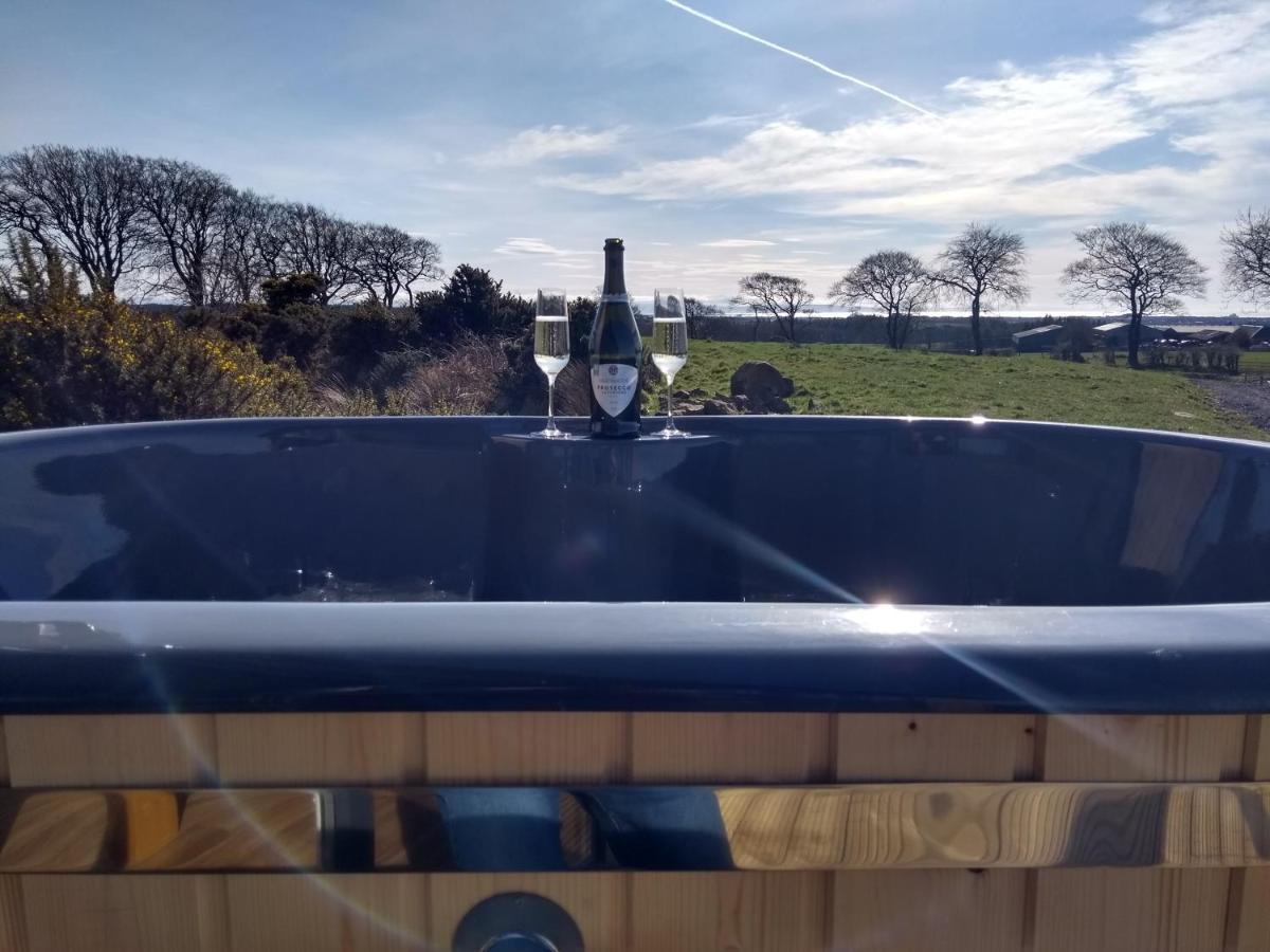 Cleeves Cabins Ailsa Luxury Lodge With Hot Tub Dalry  Экстерьер фото