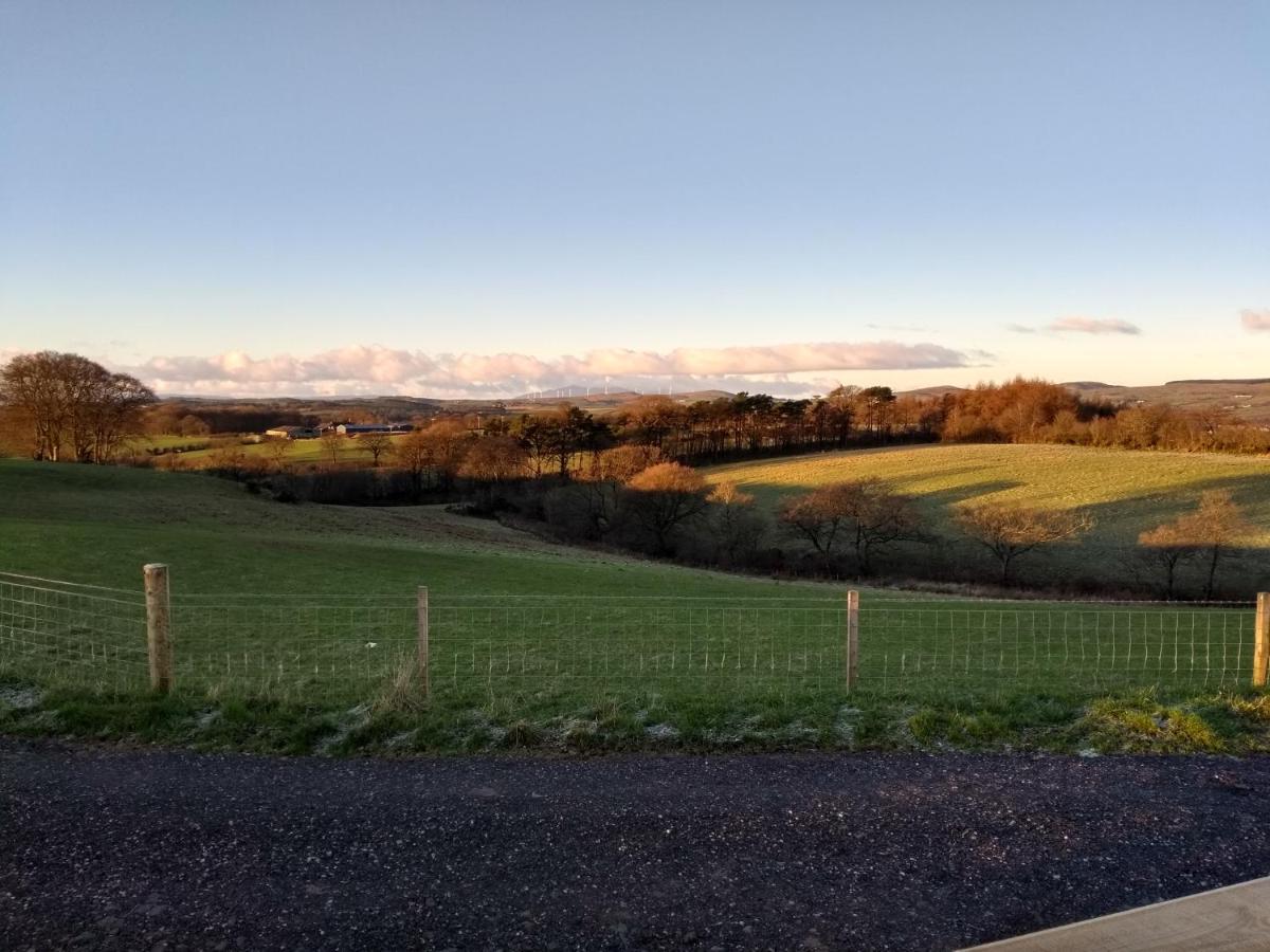 Cleeves Cabins Ailsa Luxury Lodge With Hot Tub Dalry  Экстерьер фото
